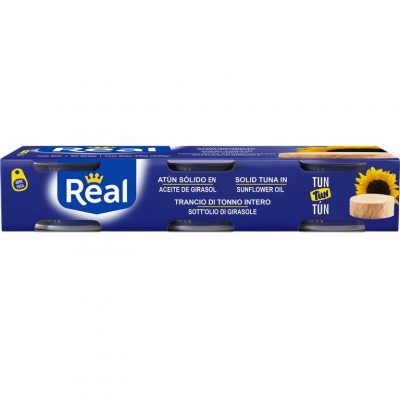 Real atun solido aceite girasol 3x80g