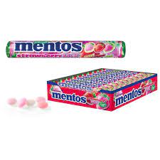 Mentos Fresa 37,5 gr. Caja 20 u
