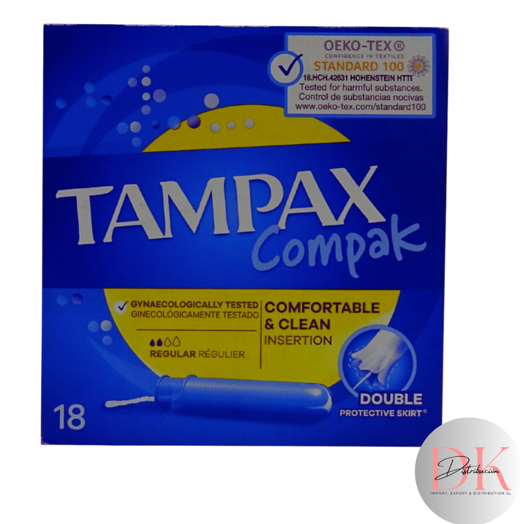 Tampax compak 18 u. Regular