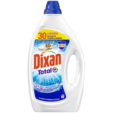 Dixan detergente gel 30 dosis 1,350L Azul total
