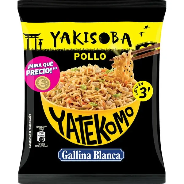 Yakisoba Bolsa Pollo 93g
