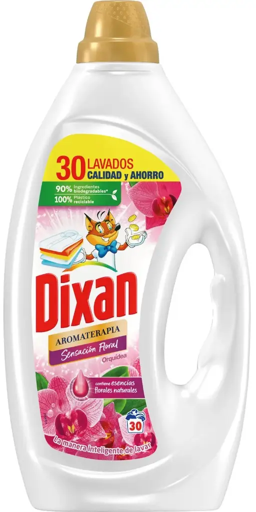 Dixan detergente gel 30 dosis 1,350L Aromaterapia Floral