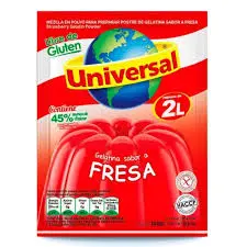 GELATINA FRESA 250G UNIVERSAL