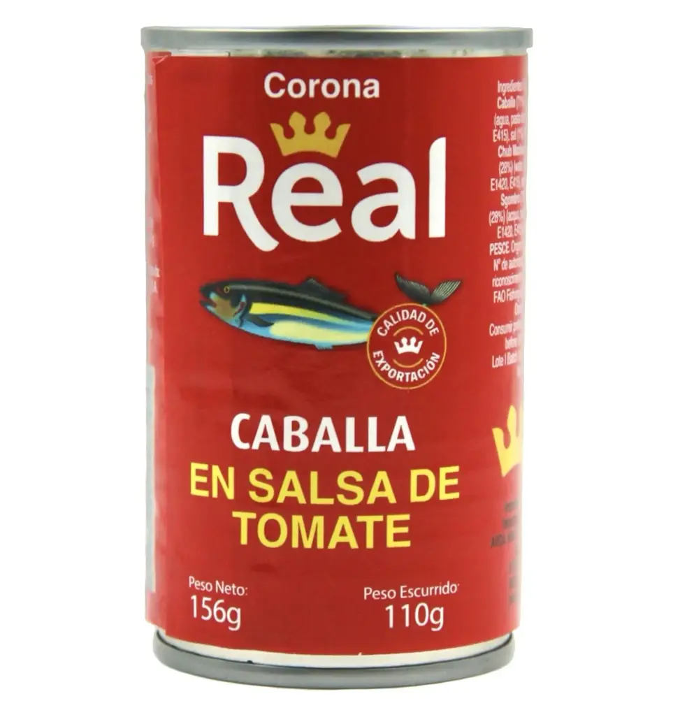 Real caballa salsa tomate 156g