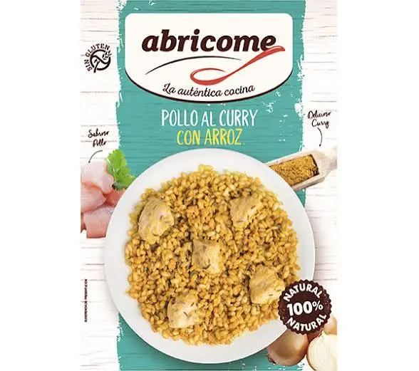 Bandeja pollo al curry Abricome 320g