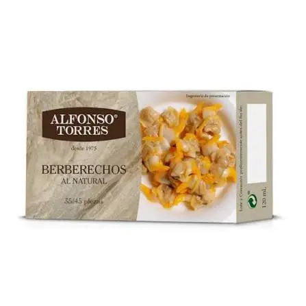 [6005] Berberechos al natural 65/85  Alfonso Torres 111g peso neto