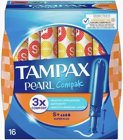 [4167] Tampax compak Pearl 18 u. Super plus.