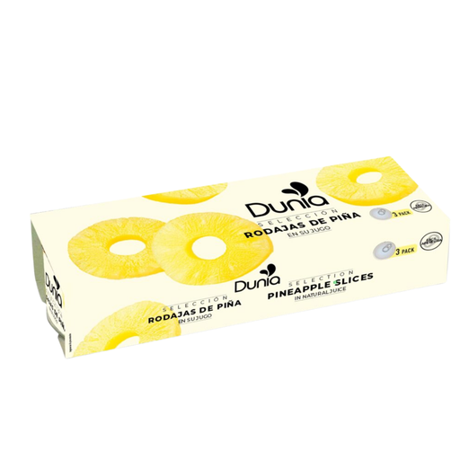 [DF119] Piña en su Jugo lata 220g Pack-3 Dunia