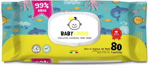 [R11556] Baby lindo toallitas 80u. 99% Aqua