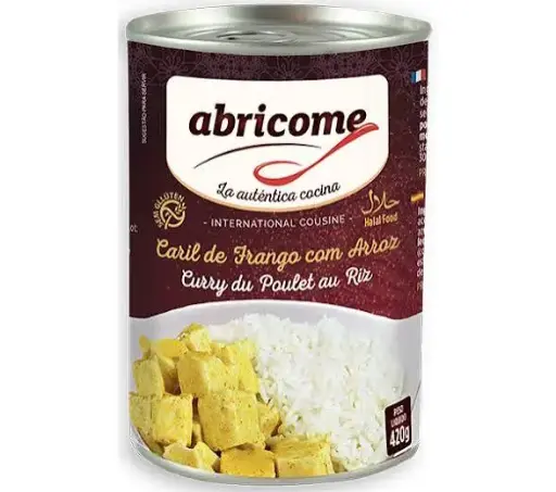 [349] Lata halal pollo al curry con arroz